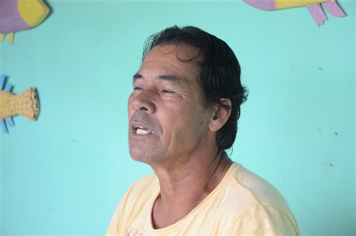 Almir Ta - pescador e lider comunitário - Foto: Ricardo Gaspar