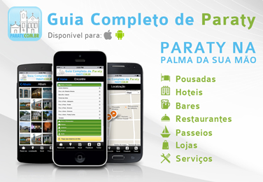 Aplicativo Guia de lojas serviços e informações turísticas de Paraty