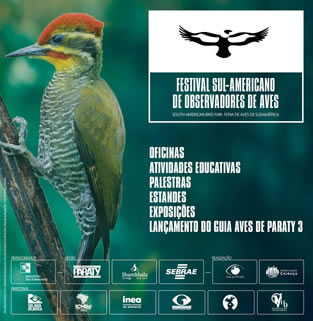 Calendário cultural de Paraty. Eventos de Setembro 2015. Aves de Paraty