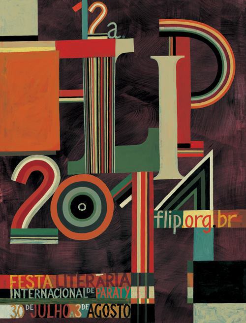 Flip 2014 - Cartaz da 12ª Festa Literária Internacional de Paraty