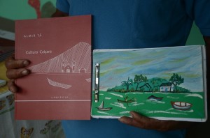 Cultura Caiçara Linha D'Água - livro de Almir Tã - manuscrito e livro editado
