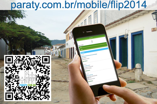 Programação da FLIP no celular - paraty.com.br 